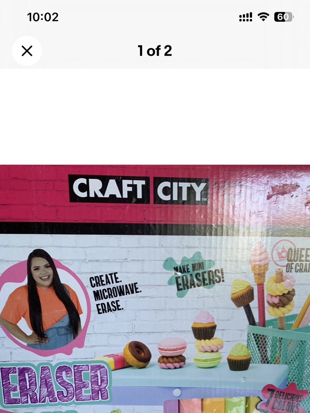 Craft City Eraser Clay Kit - Pastel Multi